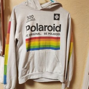 Polaroid Rainbow Colorful Hoodie.